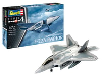 Lockheed Martin F-22A Raptor Fighter 1:72 Plastique Model Kit Revell