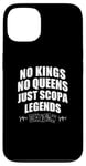 Coque pour iPhone 13 No Kings No Queens Just Scopa Legends Jeux de cartes drôles Scopa