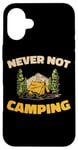 iPhone 16 Plus Campsite Tenting Campground Camp Campfire Tent - Camping Case