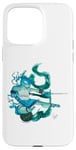 Coque pour iPhone 15 Pro Max TMNT x Lily Stock Collection Leonardo Watercolor Art