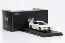 1:43 Ebbro Nissan Skyline Gt-r R34 Vspec II Blanc 1995