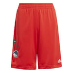 adidas Mixte Enfant Brand Love Mesh Shorts Kids, Bright Red/preloved Ink/White, 7-8 Years