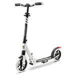 SereneLife, Scooter, Kids Scooters, Scooter for Kids Ages 8-12, Girls Scooter, Boys Scooter, Stunt Scooters for Teenagers 11-15, Folding Kick Scooter, Adult Scooters W/Big Wheels, Kick Scooter (White)