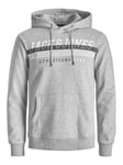 Mens Hoodies Pullover Warm Jack & Jones Hooded Sweatshirt Logo Printed Casual