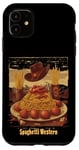 iPhone 11 Western Spaghetti Meatballs Cowboy Fun Pasta Adventure Art Case