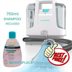 HAUSHOF Spot Carpet Upholstery Cleaner 400w Dual Tank Portable +750ml Shampoo