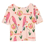 Mini Rodini GOTS Parrots Ballet T-shirt Rosa | Rosa | 92/98 cm