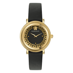 Versace Greca Flourish WoMens Black Watch VE7F00323 Leather (archived) - One Size