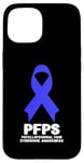 Coque pour iPhone 15 Blue Ribbon PFPS Sensibilisation au syndrome de douleur fémorale rotulienne