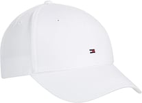 Tommy Hilfiger - Mens Baseball Cap - Cotton Classic Baseball Cap - TH Embroidered Logo - Adjustable Fastening - Men's Baseball Caps - Classic White