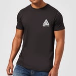 Abstract Triangle T-Shirt - Black - 5XL - Black