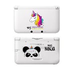 Coque 3ds Xl Panda Ninja Licorne Kawaii Transparente