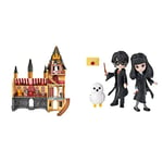 Wizarding World Harry Potter - CHÂTEAU DE Poudlard Magical MINIS Figurine Hermione Et 12 Accessoires - 6061842 - Jouet Enfant 5 Ans et + Pack AMITIÉ Magical MINIS Harry & CHO