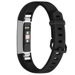 Fitbit Alta / HR klokkerem i silikon - Sort