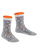 FALKE Ant Stripes, Chaussettes Mixte Enfant, Coton, Gris (Storm Grey 3820), 19-22 (1-2 ans), 1 Paire