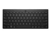 HP 355 Compact Multi-Device - Clavier - sans fil - Bluetooth 5.2 - Français - noir - emballage recyclable