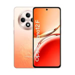 Smartphone 4G OPPO Reno12 F de couleur orange ambre avec écran AMOLED 6,67" 120 Hz Full HD+, 1080 x 2400 pixels, 8 Go de RAM DDR4 +