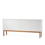 A2 Designers - Beam Cabinet White - Frame Oiled Oak - Top White - Skåp och vitrinskåp - Sara Larsson - Vit - MDF