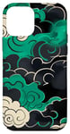 Coque pour iPhone 12 mini Bleu sarcelle Aqua Above The Clouds Teal Aqua Graphic