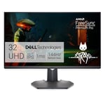 Dell G3223Q 32" 4K UHD (3840x2160) Écran PC Gaming, 144Hz, Fast IPS, 1ms, AMD FreeSync Premium Pro, 95% DCI-P3, HDR 600, DisplayPort, 2x HDMI, 3x USB, Garantie 3 ans, Gris