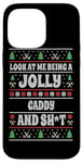 iPhone 14 Pro Max Funny Golf Caddy Ugly Christmas Design Xmas Themed Case