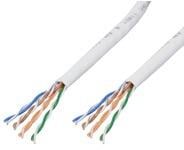 MicroConnect U/UTP CAT6 100m  White  PVC