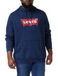 Levi's Men's Big & Tall Graphic Hoodie Batwing Dress (Blue) XL