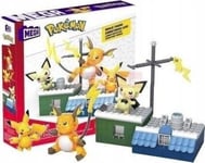 Mattel Mega Pokémon Pikachu Evolution Set Construction Toy