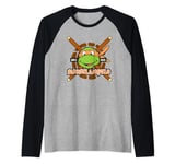 Teenage Mutant Ninja Turtles Michelangelo Since 1984 Manche Raglan