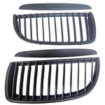 ZMMWDE Grilles de calandre Avant Noires ,pour BMW 05-08 berline Wagon E90 E91 320I-335I 4Dr