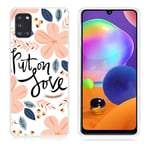 Samsung Deco Galaxy A31 kuoret - Kukka Kuvio Monivärinen