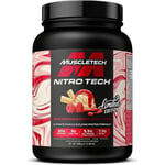 Muscletech - Nitro-Tech, White Chocolate Raspberry Ripple - 908g