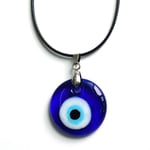 Evil Eye Lucky Beads Blue Eye Pendant Halsband Nyckelbenskedja för kvinnor presenter