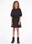 Calvin Klein Kids' Shine Logo Tape Dress, Ck Black