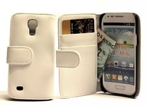 Plånboksfodral Samsung Galaxy S4 Mini (i9195/i9190) (Vit)