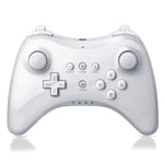 Pro Controller för Wii U, ead Wireless Controller Gamepad för Nintendo Wii U Dual Analog Game Remote Joystick (Vit)