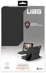 UAG Samsung Galaxy Tab S9 Plus 12.4" - Metropolis Folio - Black - lommebok for nettbrett