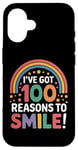 iPhone 16 100th Day of School I've Got 100 Reasons to Smile Case