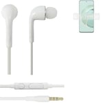 Earphones pour Huawei nova 10z in ear headset stereo blanc