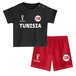 FIFA Official World Cup 2022 Tee & Short Set, Baby's, Tunisia, Alternate Colours, 12 Months