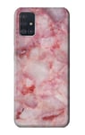 Pink Marble Texture Case Cover For Samsung Galaxy A51