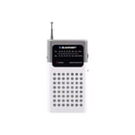 Radio portable Blaupunkt PR4WH - Analogique AM/FM - Casque - 0.3 Watt - Blanc