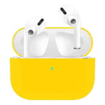 Apple AirPods Pron erittäin ohut silikonikotelo - Keltainen