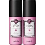 maria nila Style & Finish Quick Dry Heat Spray 150 ml x 2