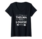 Womens Every Thelma Needs A Louise Matching Best Friends V-Neck T-Shirt