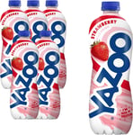 YAZOO Strawberry Milkshake Milk Drink, High in Protein & Calcium, 1 Litre (Pack