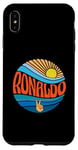 Coque pour iPhone XS Max Ronaldo T-shirt vintage Sunset Ronaldo Groovy Tie Dye