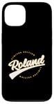 Coque pour iPhone 13 Funny Personalized First Name Design for Roland