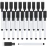 OFFCUP Feutre Tableau Blanc Effacable, 20pcs Marqueur Tableau Blanc Effacable, Magnetique Stylo Effaçable, Stylos de Tableau Blanc, Stylo Tableau Blanc Effacable pour Maison L'éCole Bureau (nior)