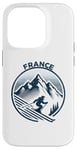 Coque pour iPhone 14 Pro France Ski Ski d'hiver